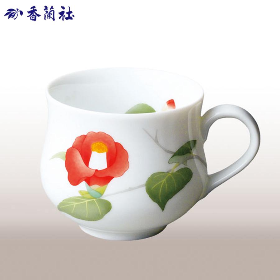 一時的セール 有田焼香合 椿 手描き ARITAYAKI STOREオリジナル＊ 有田焼 手描き おしゃれインテリア