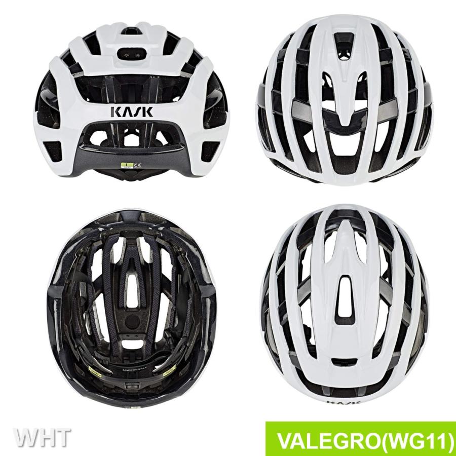 ヘルメット KASK VALEGRO WG11 自転車 ロードバイク 軽量 180g 通気性 