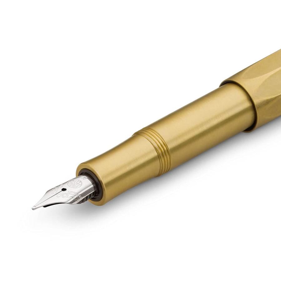 カヴェコ ブラススポーツ万年筆 ペン先M Kaweco 万年筆 カヴェコ KAWECO ブラススポーツ M 真鍮製