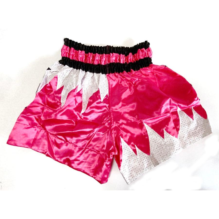 BOON ムエタイ パンツ PINK WARRIOR キックボクシング トランクス ピンク  MT33 |  | 01