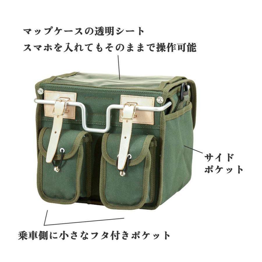 OSTRICH Ostrich F-104 フロントバッグ 自転車用 バッグ 12.4L 大容量