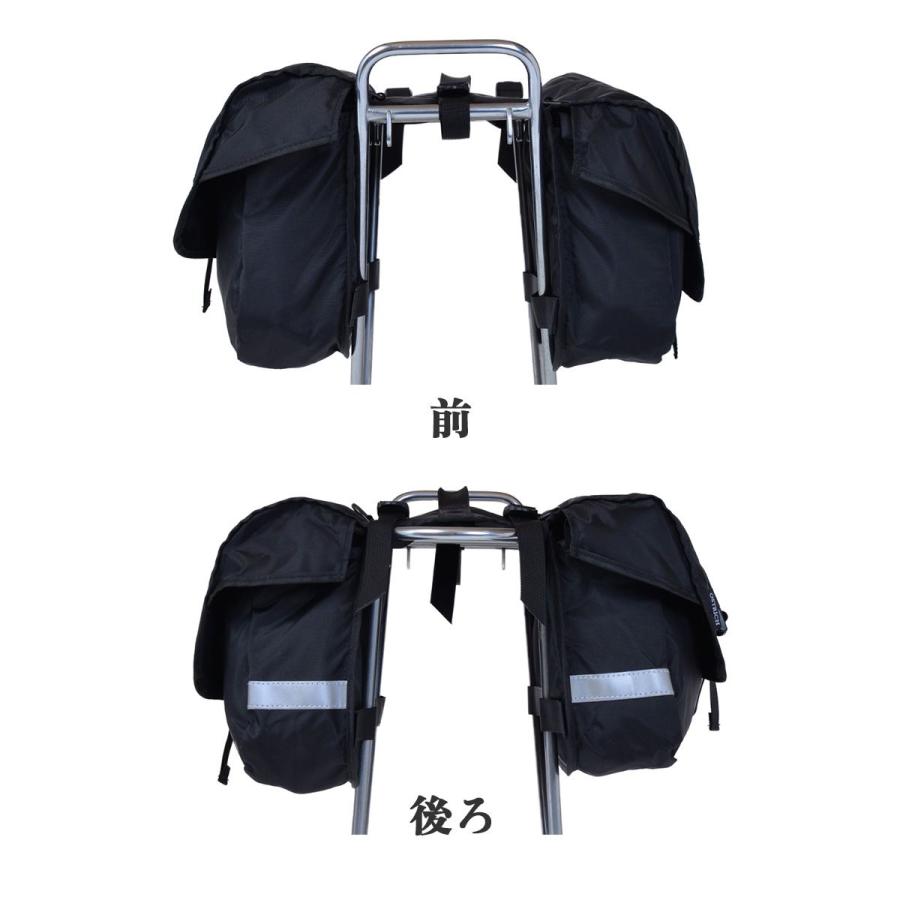 OSTRICH Ostrich P-115S パニアバッグ ブラック 自転車用 サイクリング 