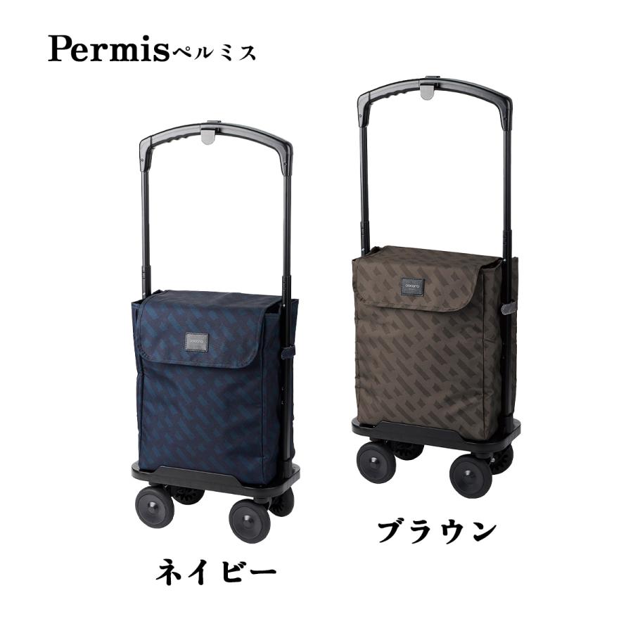 【美品】Helix LT 専用ケース、キャリーカート(4輪)付 ココロ デランナ ペルミス 横押し4輪カート レップ ショッピングカート