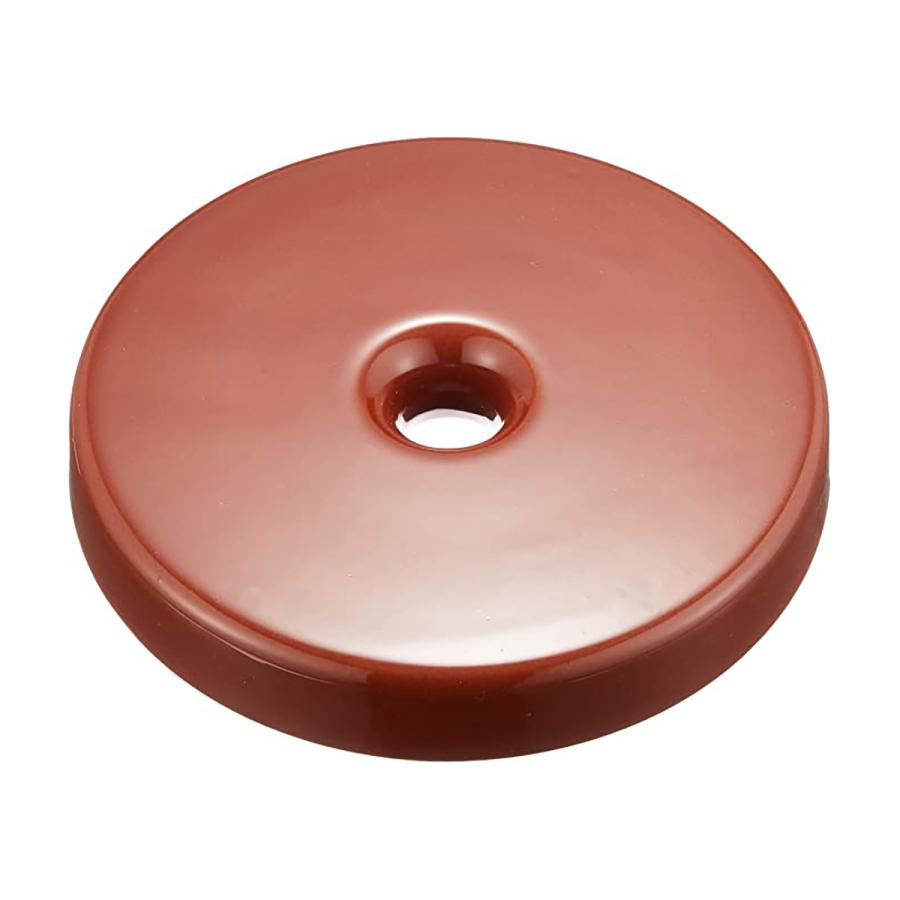 漬け物石 ヤマキイカイ 1.5kg アメ色重石 A21 陶器製 重石 漬物用