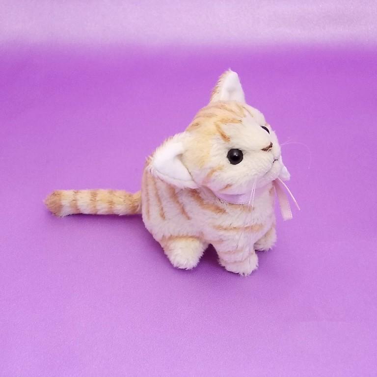 猫ぬいぐるみ「ちびにゃ」茶トラ 【受注制作】 : Ficorintanヤフー店