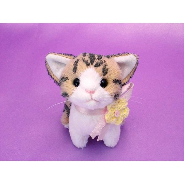 猫ぬいぐるみ「ちびにゃ」キジトラ白 【受注制作】 : Ficorintanヤフー