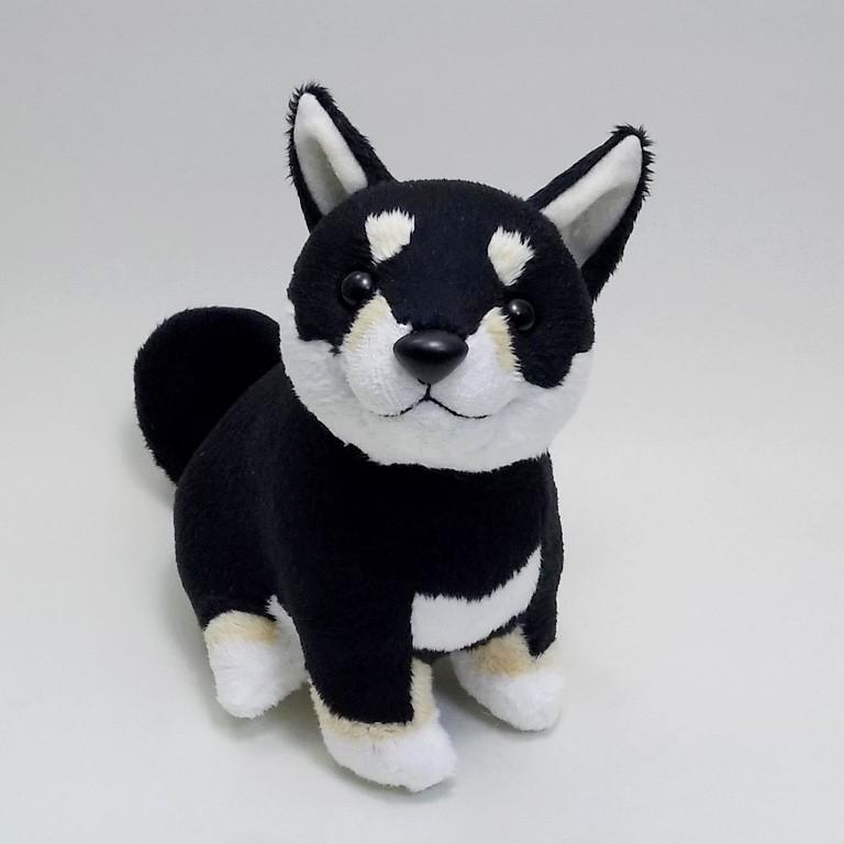 柴犬ぬいぐるみ（黒柴） しばわんこ 豆しば 【受注製作】 : Ficorintan