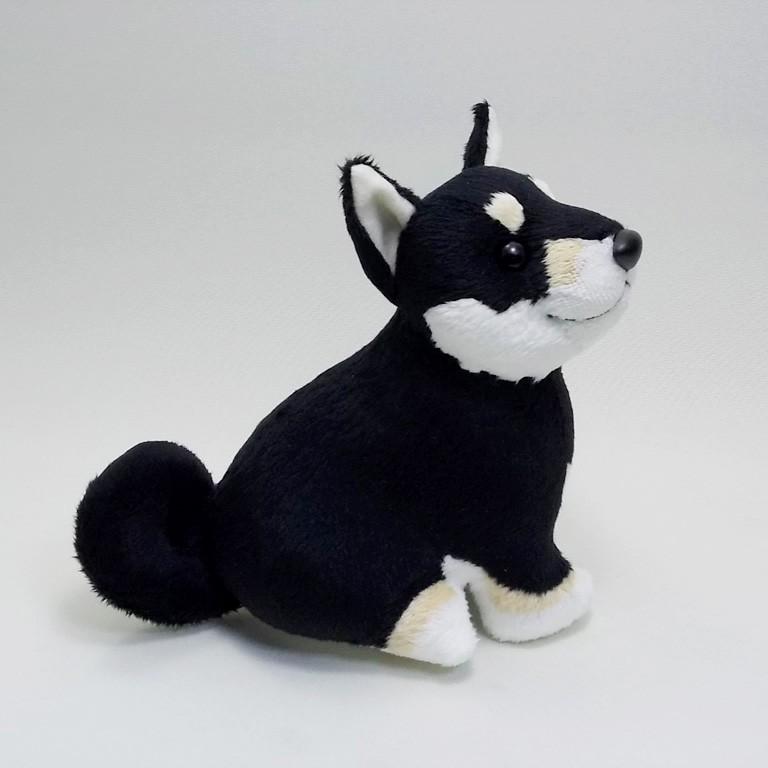 柴犬ぬいぐるみ（黒柴） しばわんこ 豆しば 【受注製作】 : Ficorintan