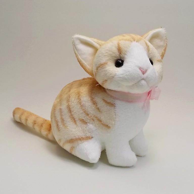猫 ぬいぐるみ 中古品 まとめ売り バラ売り不可 ⑦ 猫ぬいぐるみ「ねこにゃ」茶トラ白 【受注製作】 : Ficorintan