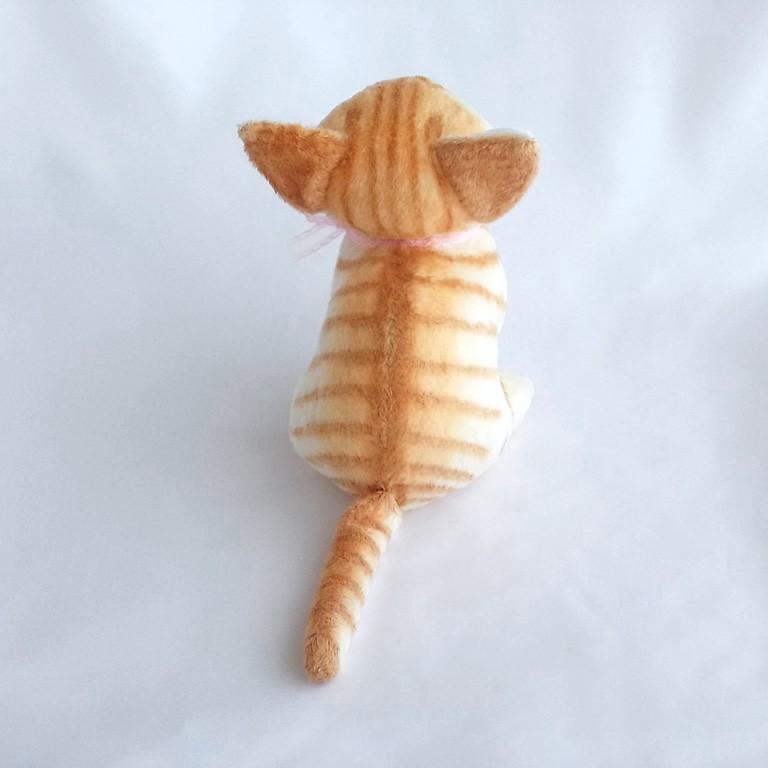 猫ぬいぐるみ「ねこにゃ」茶トラ 【受注製作】 : Ficorintanヤフー店