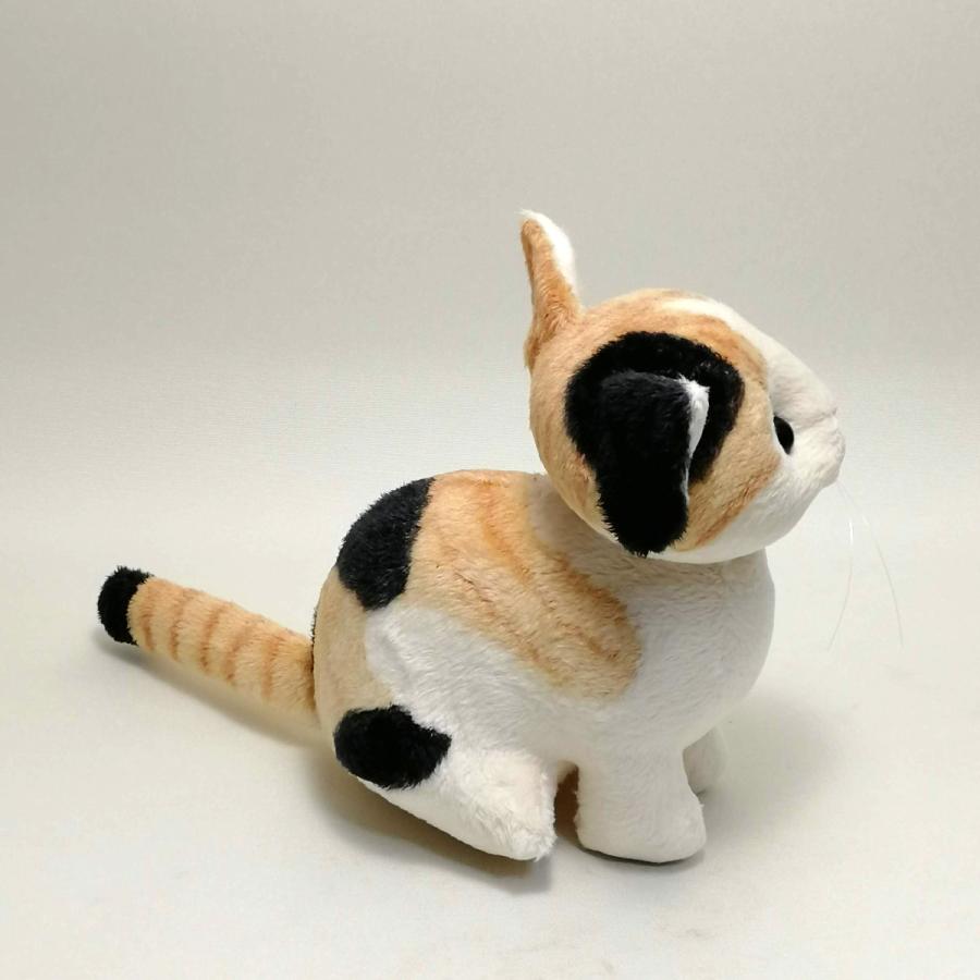 猫ぬいぐるみ「ねこにゃ」三毛猫 【受注製作】 : Ficorintanヤフー店