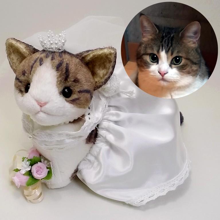 ウェディングキャット新婦・オーダーメイド / ウェルカムキャット 猫の