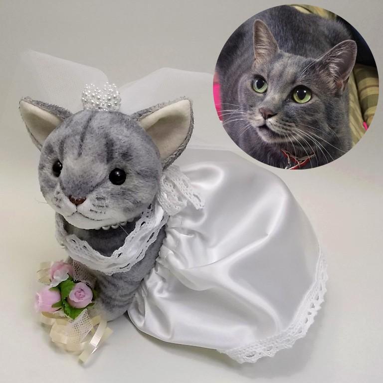 ウェディングキャット新婦・オーダーメイド / ウェルカムキャット 猫の