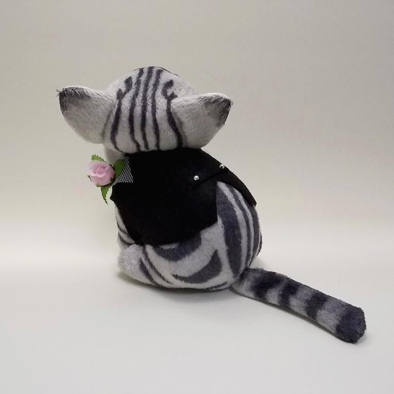 ★猫のウェディングドール★ウェルカムキャット★アメリカンショート★S★結婚式★ ウェディングキャット新郎・アメショシルバー / ウェルカム