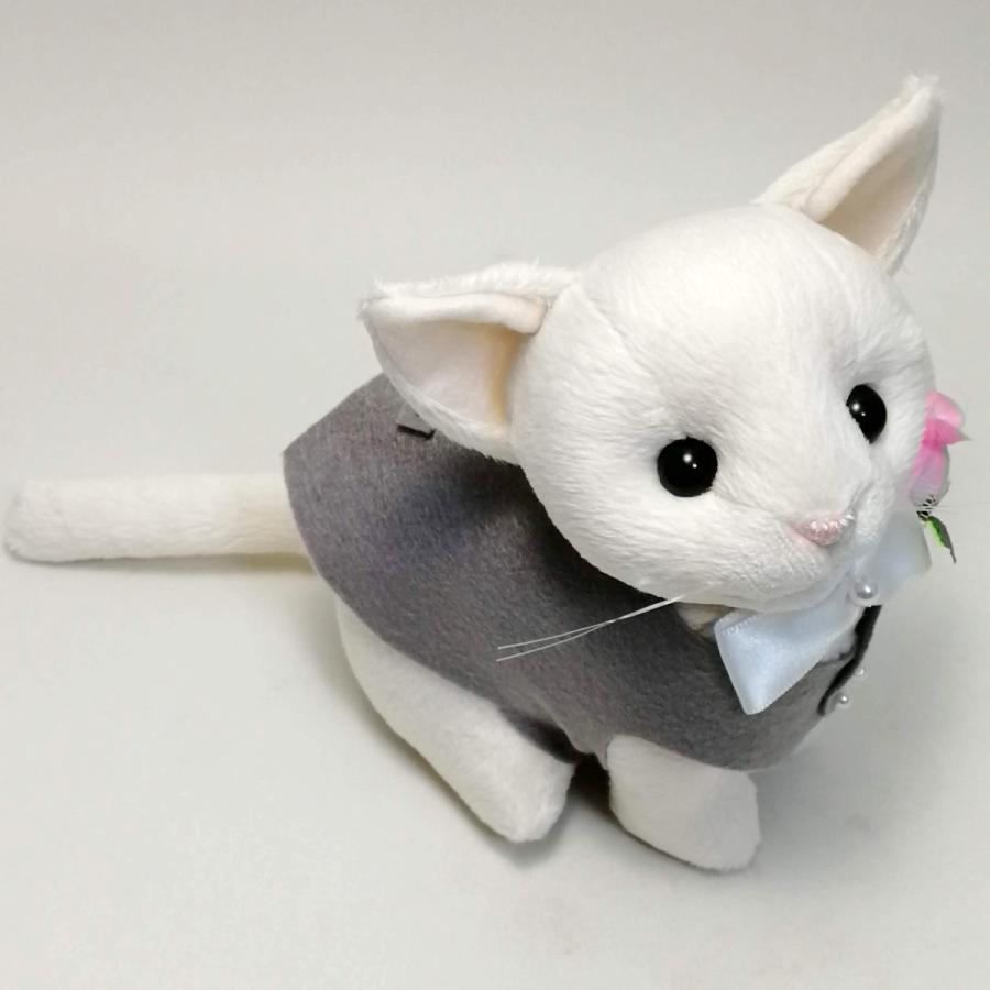 ウェディングキャット新郎・白猫 / ウェルカムキャット 猫の