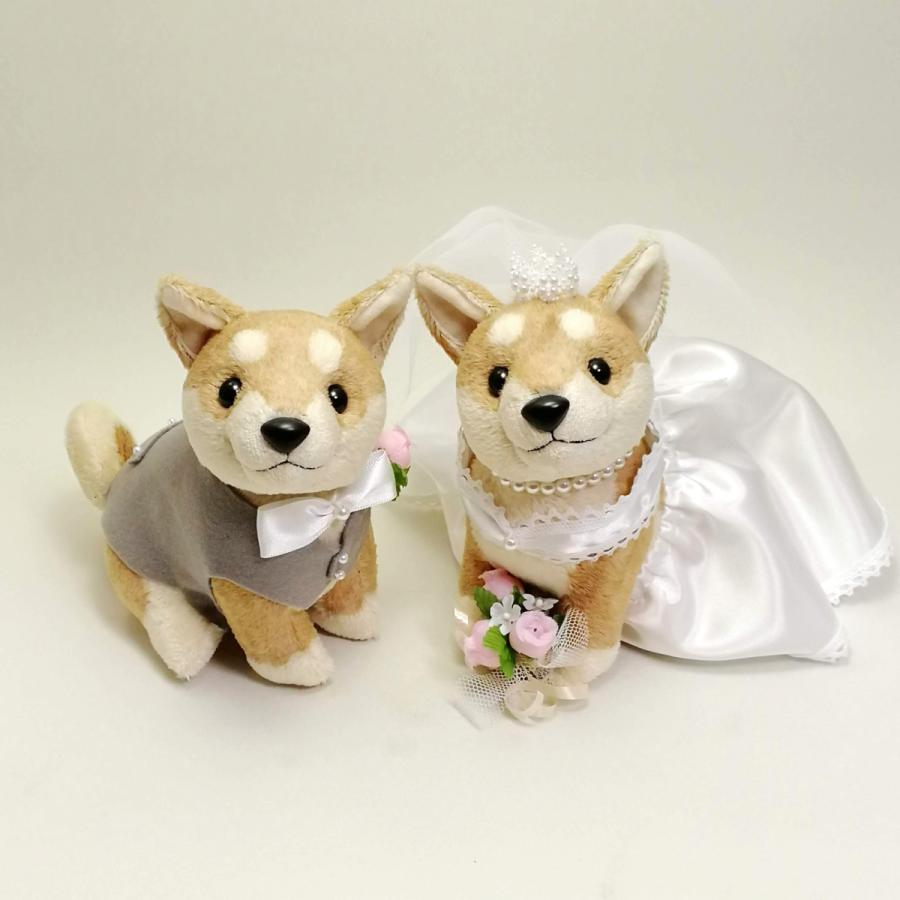 柴犬のウェルカムドッグ・赤柴　/犬のウェルカムドール　【受注製作】