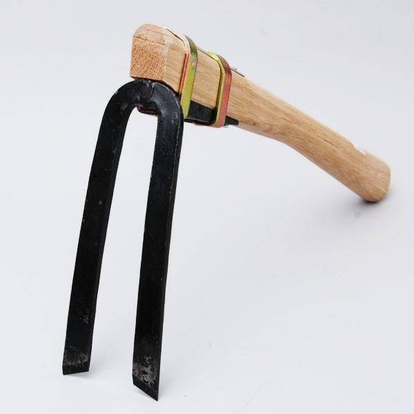 相田合同 千成（SENNARI） 二本刃大手鍬 木柄 45cm AD-965 [クワ