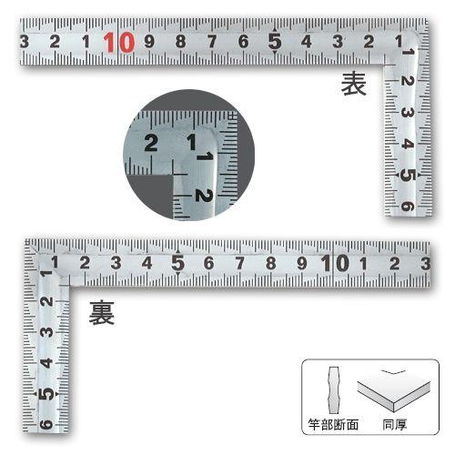 新潟精機（SK） 快段目盛 シルバー曲尺同目同厚 30cm SDD-30CKD｜ficst｜02