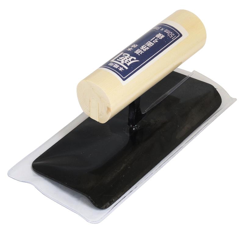 金鹿 中首 道路面引鏝 150×9mm 本焼 [左官 内装 塗装 コテ] ＼LINEお友達で300円OFF／ | 