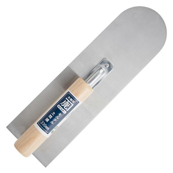 金鹿 マイスターモルタル土間鏝 330mm 先丸型 [左官 内装 塗装 コテ] ＼LINEお友達で300円OFF／ |  | 01