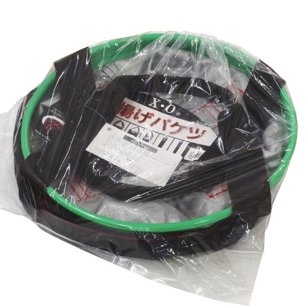 椿モデル XO 荷揚げバケツ NB-LL 最大荷重80kg 緑 直径320mm×高さ