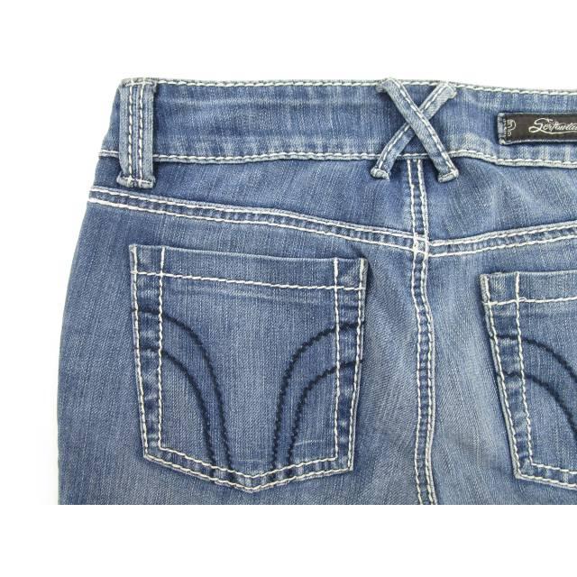 セルフォンテーヌ Serfontaine クロップドデニムパンツ 26 ブルー 