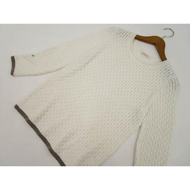 Simplicite シンプリシテェ 長袖 ラウンドネック ニットセーター  