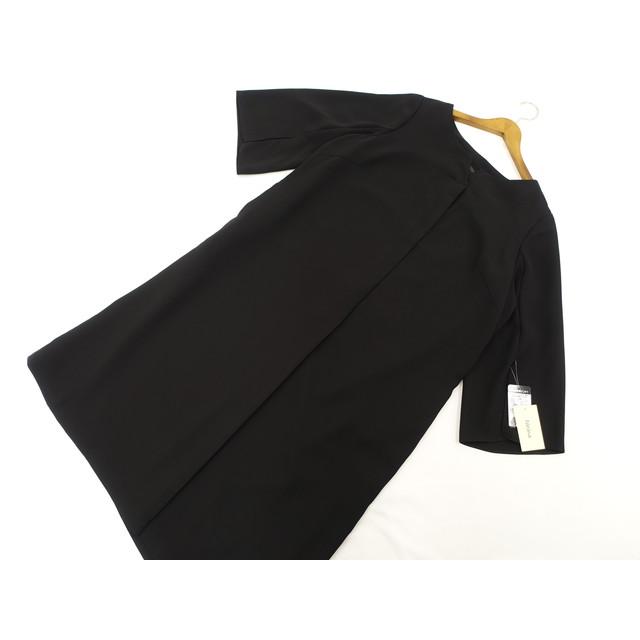 新品タグ付 STYLE for LIVING 長袖 ワンピース ロング ブラック