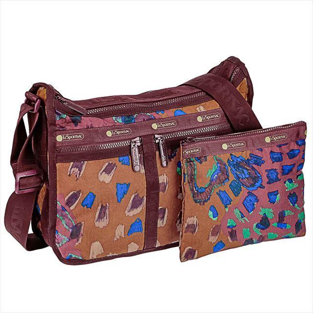 レスポートサック LeSportsac ショルダーバッグ ブラウン系 ポーチ付き