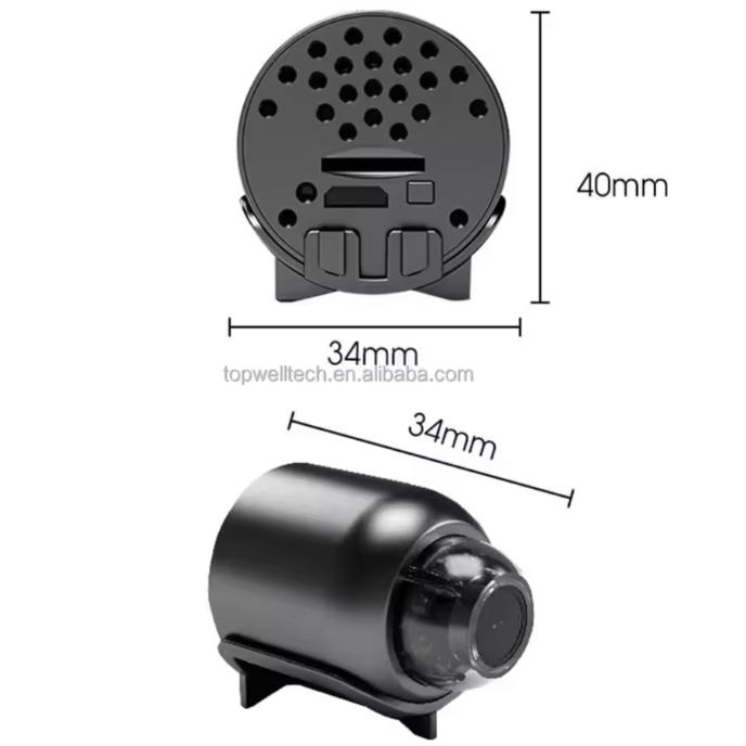 【激安在庫処分】小型カメラ WiFi  防犯カメラ ペットカメラ 見守りカメラ 遠隔操作 1080P画質 暗視 動体検知 小型監視カメラ 小型防犯カメラ |  | 03