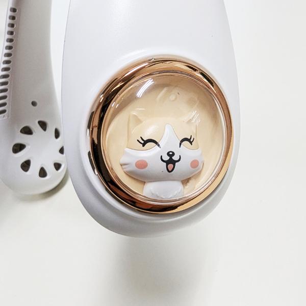 【激安在庫処分】N20 首掛け扇風機 ホワイト グリーン ネッククーラー ネックファン ハンディファン 携帯扇風機 扇風機 首かけ 羽根なし ハンディ 冷感グッズ |  | 01