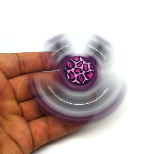 ハンドスピナー ヒョウ柄 フィジェットスピナー ストレス解消 ADHD用
