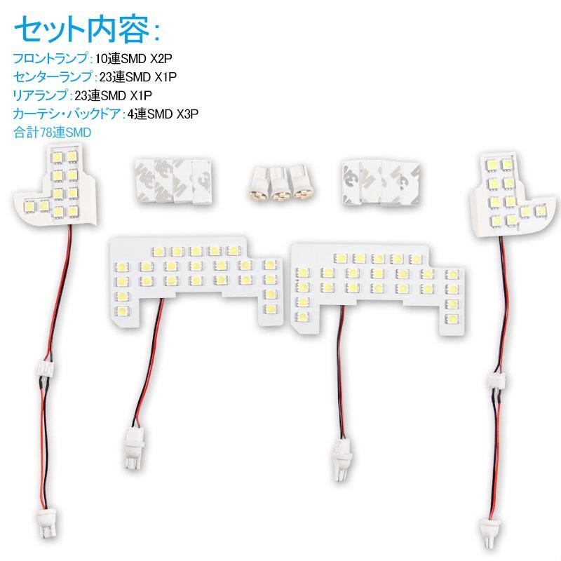 ホンダ ステップワゴン RP系 LED ルームランプ RP1/RP2/RP3/RP4 純白色