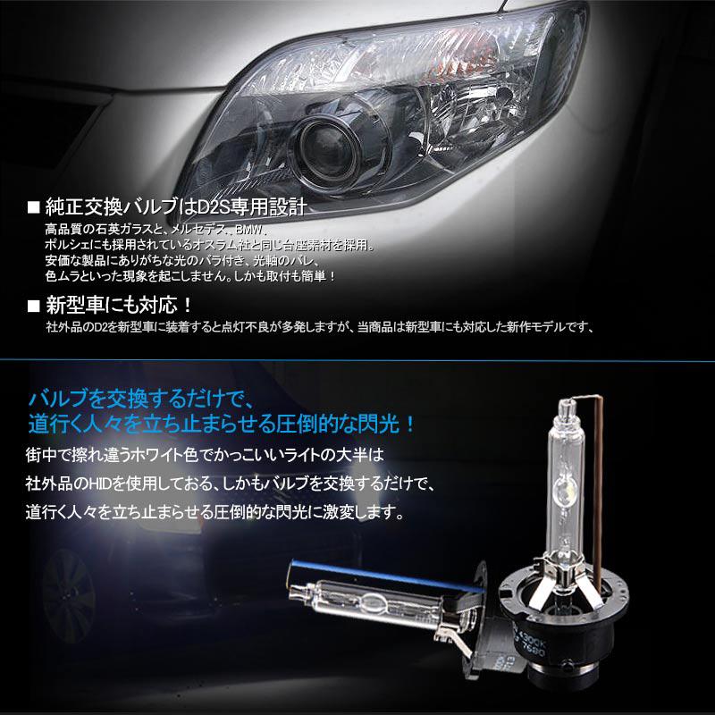 ▽純正交換用HIDバルほしD2S 35W 4300K/8000K プロジェクタータイプ