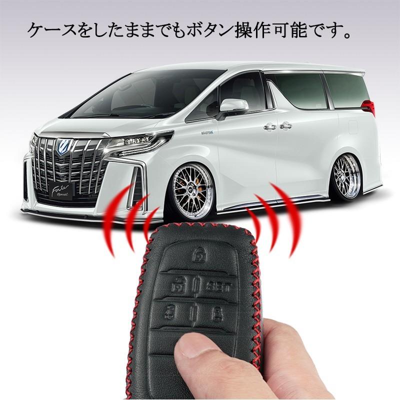 本革 スマートキーケース キーカバー 新型アルファード30系 ヴェルファイア30系 ケース レッド ブラック グレー 完全専用設計 柔らかい素材 Fld0946a Field Ag 通販 Yahoo ショッピング