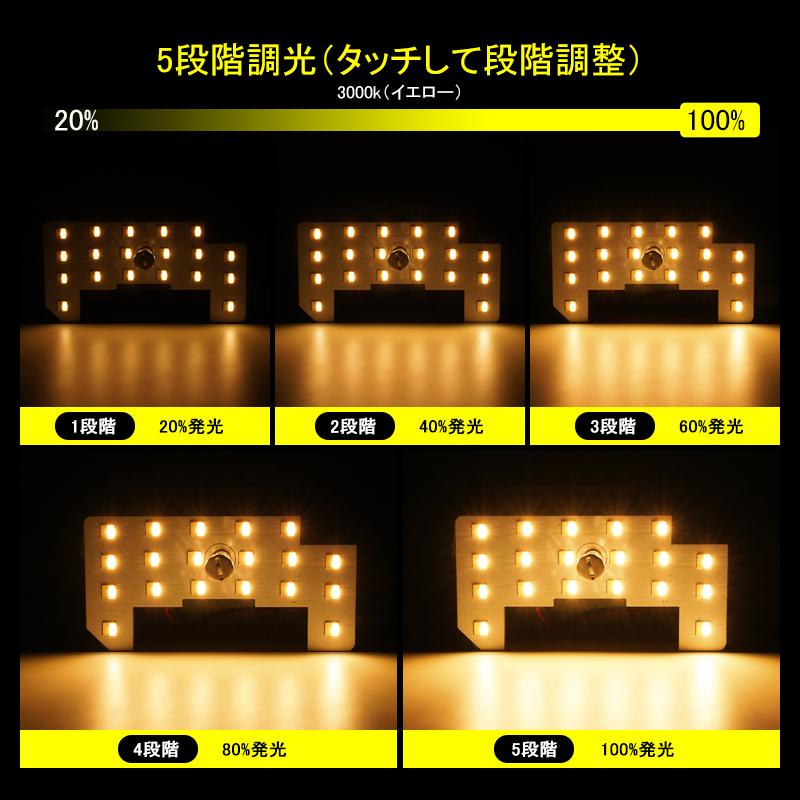 STEPWGN ステップワゴン RP6 RP7 RP8 AIR・SPADA 3色5段階調整機能付き