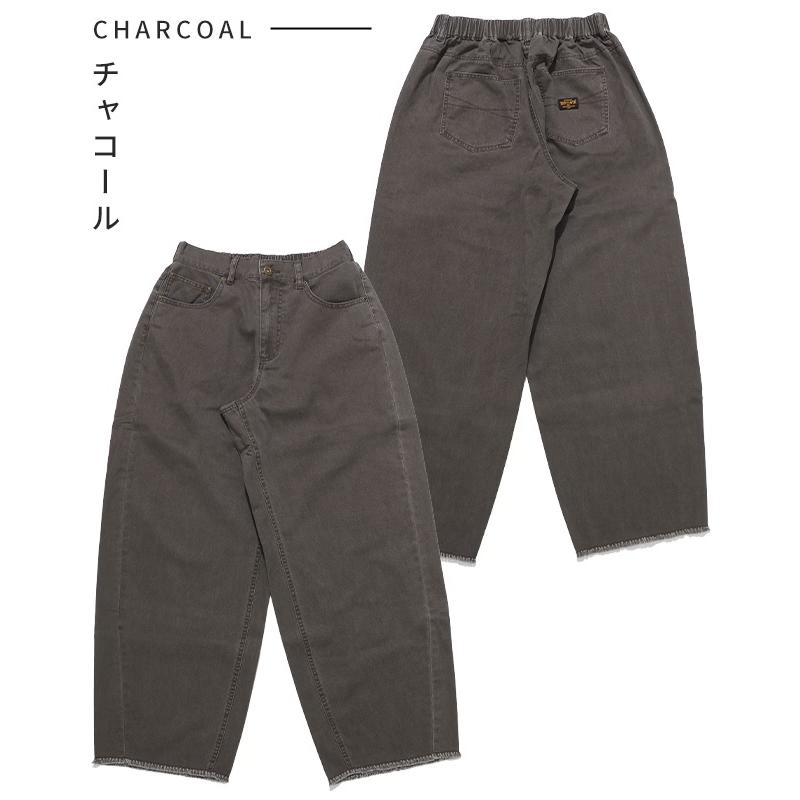 KRIFF MAYER ( クリフメイヤー ) ユーズド風カラーパンツ レディース ロングパンツ 着やせ オシャレ アウトドア お出かけ ゆったり すっきり シンプル 春の画像