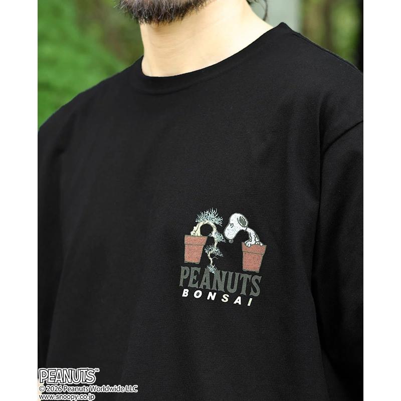 KRIFF MAYER（クリフメイヤー） スヌーピー刺繍T 盆栽 半袖 メンズ T