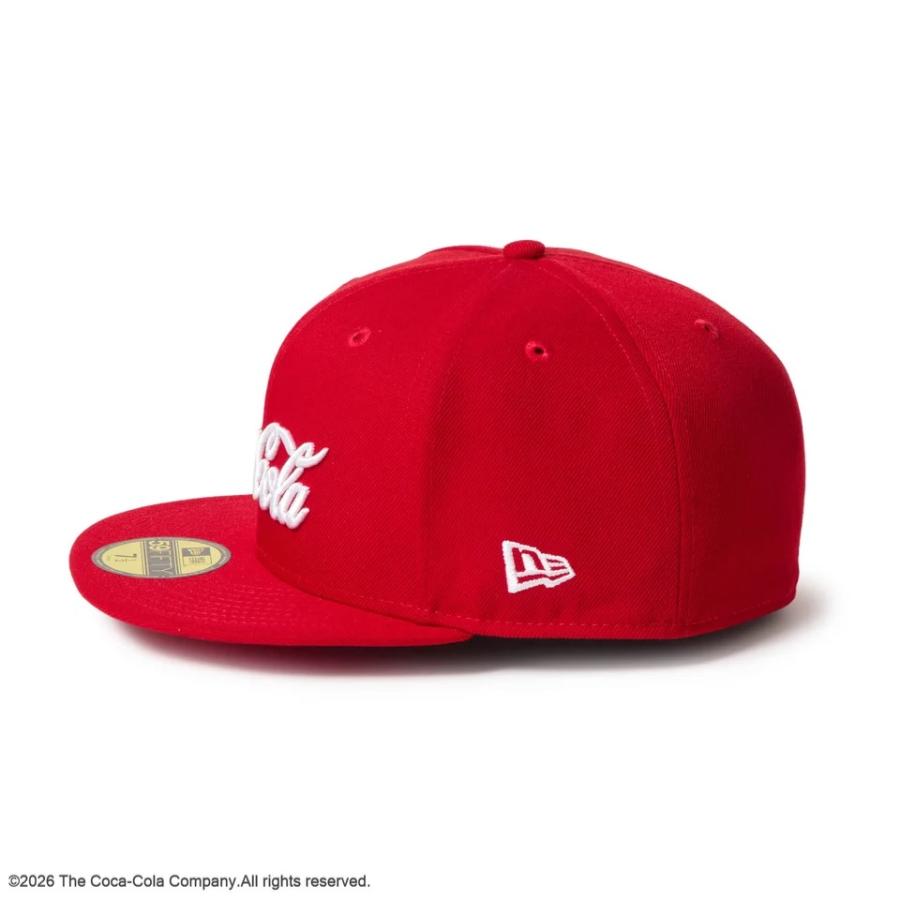 NEW ERA（ニューエラ） 59FIFTY Coca-Cola コカコーラ スカーレット