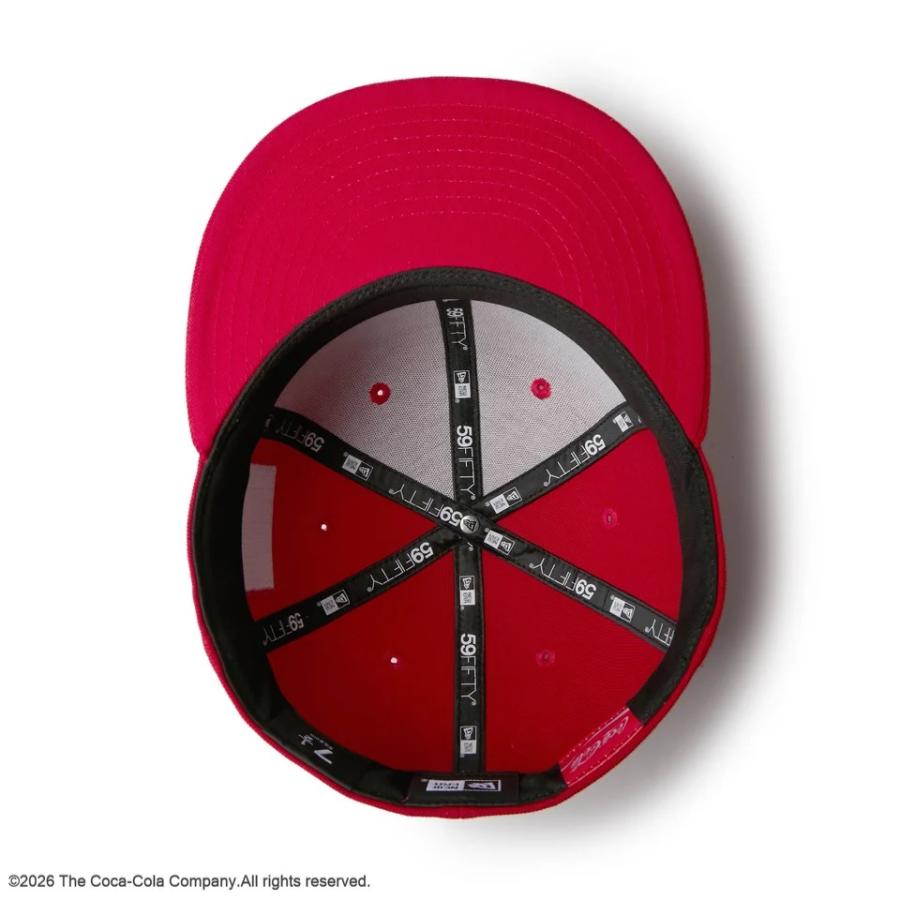 NEW ERA（ニューエラ） 59FIFTY Coca-Cola コカコーラ スカーレット