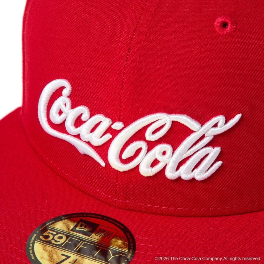 NEW ERA（ニューエラ） 59FIFTY Coca-Cola コカコーラ スカーレット