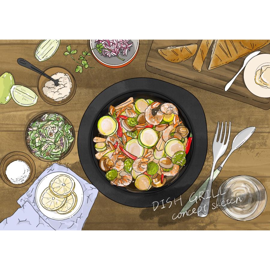 GRANDOOR ( グランドア ) DISHGRILL ディッシュグリル お皿 アウトドア
