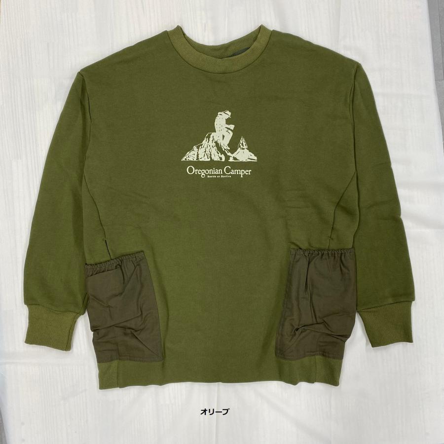 【 SALE 】Oregonian Camper ( オレゴニアンキャンパー ) キャンプスウェットクルー トップス キャンプ ポケット 収納 アウトドア スウェット オーバーサイズ_4