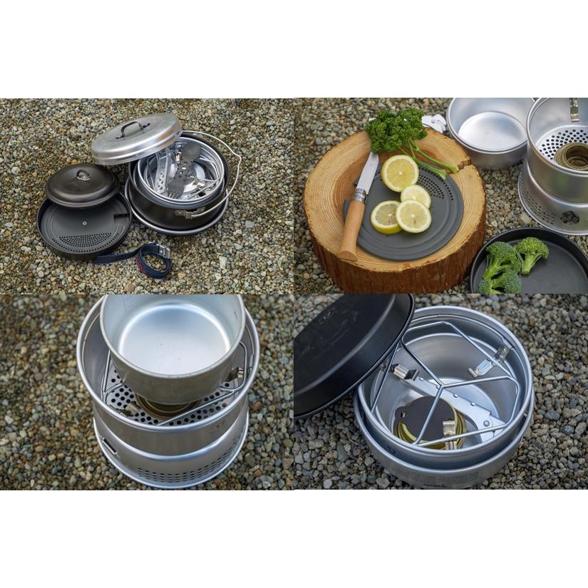 【未使用品】ストームクッカーケース S size（カモ柄） Amazon | Trangia(トランギア) ストームクッカー用ロールトップ