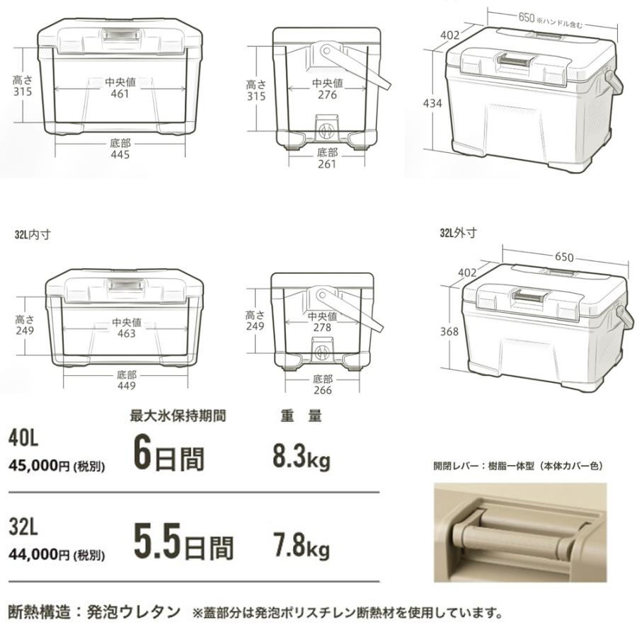 シマノ（SHIMANO） VACILAND VL 32リットル NX-432W クーラー クーラー