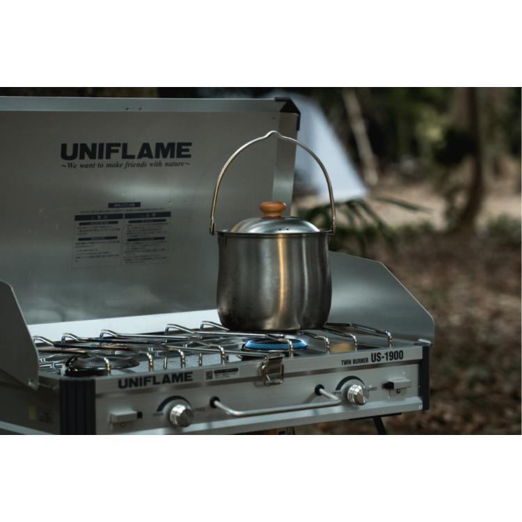 UNIFLAME（ユニフレーム） 焚き火鍋14cm 壺型 鍋 キャンプ鍋