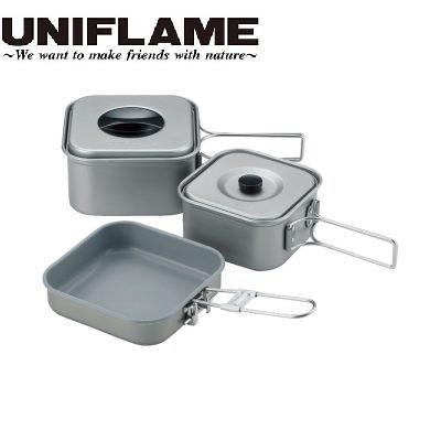 UNIFLAME（ユニフレーム） 山クッカー角型3 クッカー アウトドア