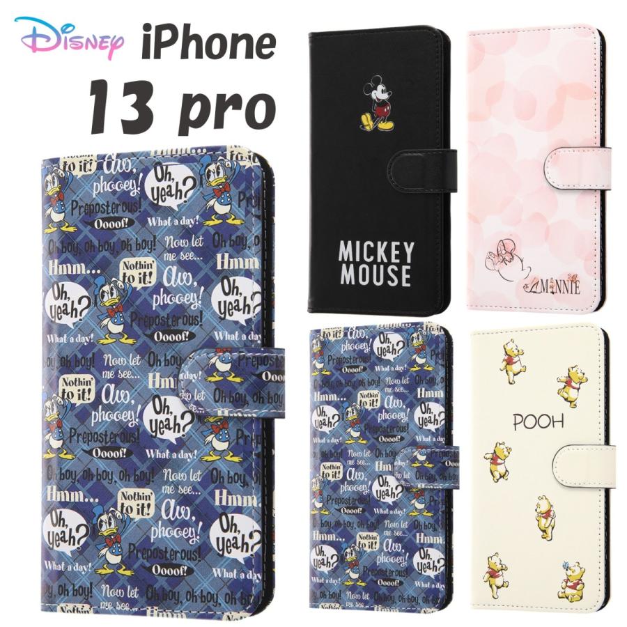 Iphone 13 Pro ケース ディズニー キャラクター 手帳型 レザー ストラップ ホール 付き In Dp32mlc6 フィールドブルー 通販 Yahoo ショッピング