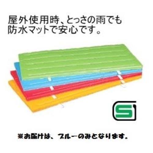 三和体育 スポーツ用具 学校用具 室内外兼用防水カラ-マット ブル- 90×240×5 S-9686 送料ランク(C) (SWT) (Q41CD)
