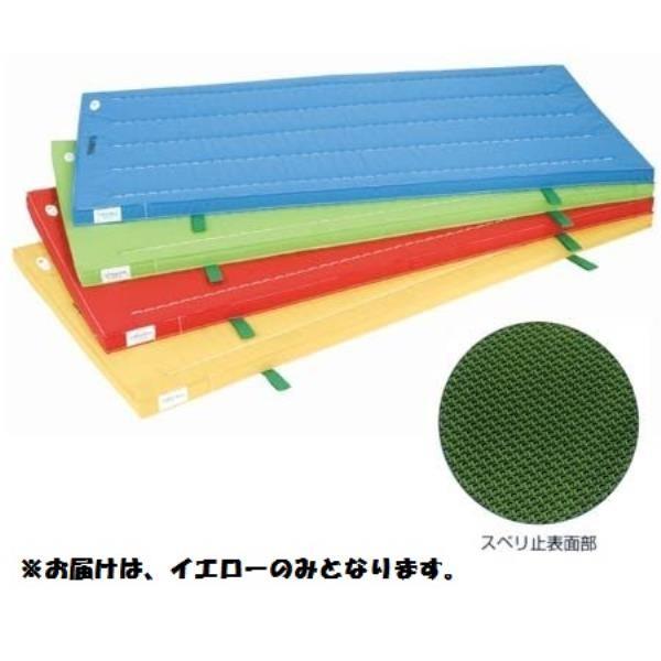 SANWA TAIKU - 三和体育 運動競技手道具 授業時間手道具 室内用抗菌ハラ-引っ敷き ノン横すべり印字機 黄み 90×240×5 S-9876  貨物輸送序列づける(C) (SWT) (Q41CD)